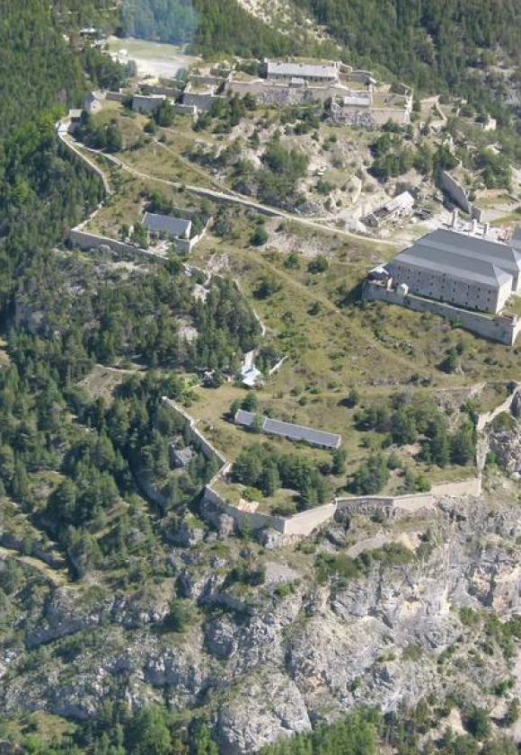 Vue aérienne, Fort du Randouillet