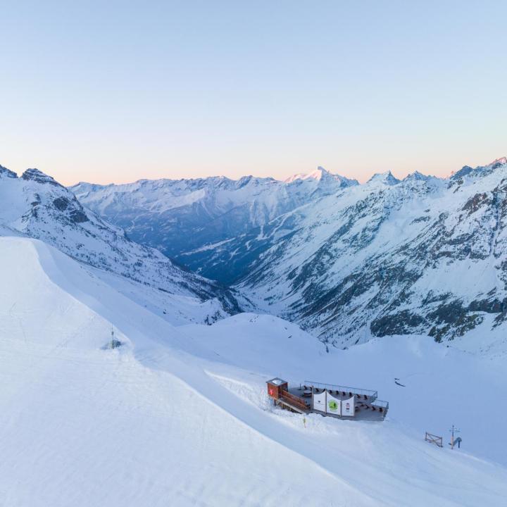 Paysage hiver domaine